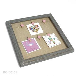 Wholesale home decoration accessories beautiful wooden photo frames