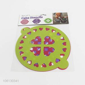 Wholesale 3 Pieces Cake Stencils Cake Mould