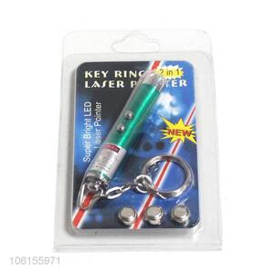Quality accurance small flashlight with keychain