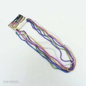 Good Sale 6 Pieces Bead Chain Plastic Necklace