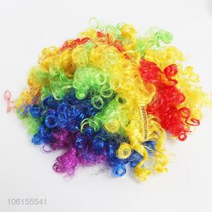 Fashion Colorful Fans <em>Wig</em> <em>Party</em> Makeup <em>Wig</em>