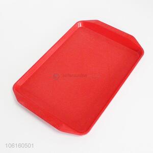 New Design Plastic Red Serving Trays