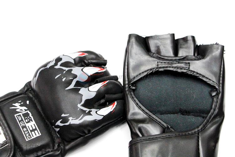 High quality pu boxing gloves fighting gloves for adults