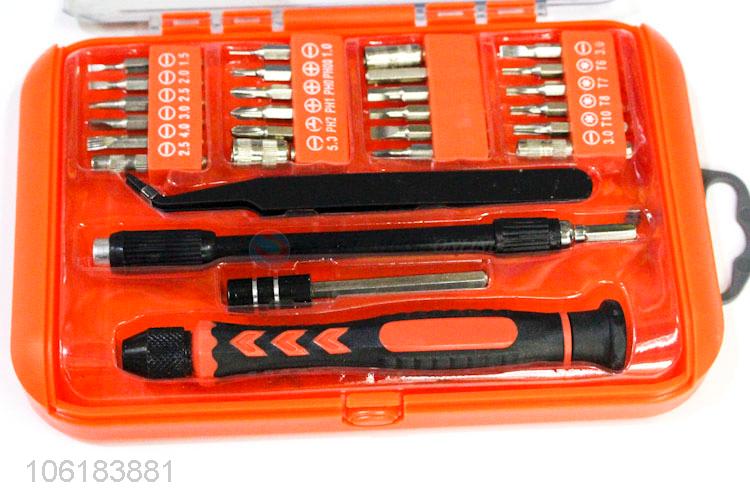 Superior quality 28pcs steel precision screwdriver bit set
