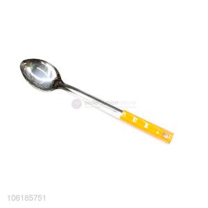 Low price kitchen products stainless steel long dinner spoon