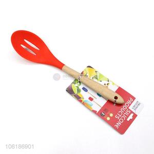 Factory wholesale cooking utensils stainless steel slotted ladle