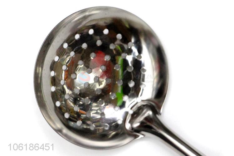 Wholesale popular cooking utensils stainless steel slotted ladle