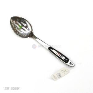 Professional suppliers kitchenware stainless steel slotted spoon with long handle