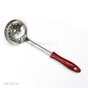 New design cooking utensils stainless steel slotted ladle