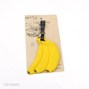 Factory Price Banana Style Silicone Luggage Tag