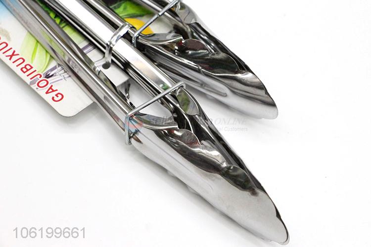 Factory Price 2Pcs Stainless Steel Food Tong