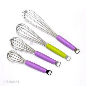 Top Selling Stainless Steel Egg Whisk With Plastic Handle