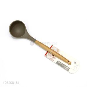 Good Quality Oak <em>Wood</em> Handle Ladle Soup <em>Spoon</em> Kitchen Ladle