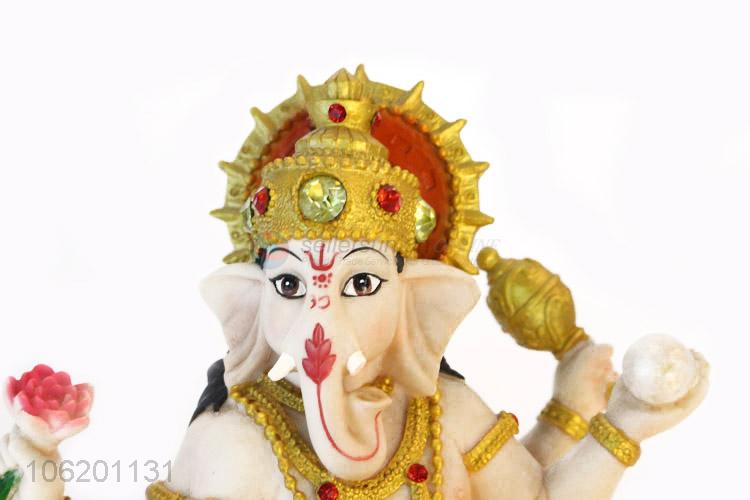 Factory Custom Home Decoration Gift Polyresin Resin Indian God Ganesh