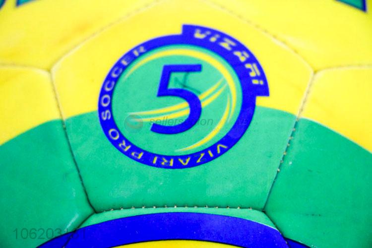 Latest Colorful PVC Bladder Soccer Ball Fashion Football