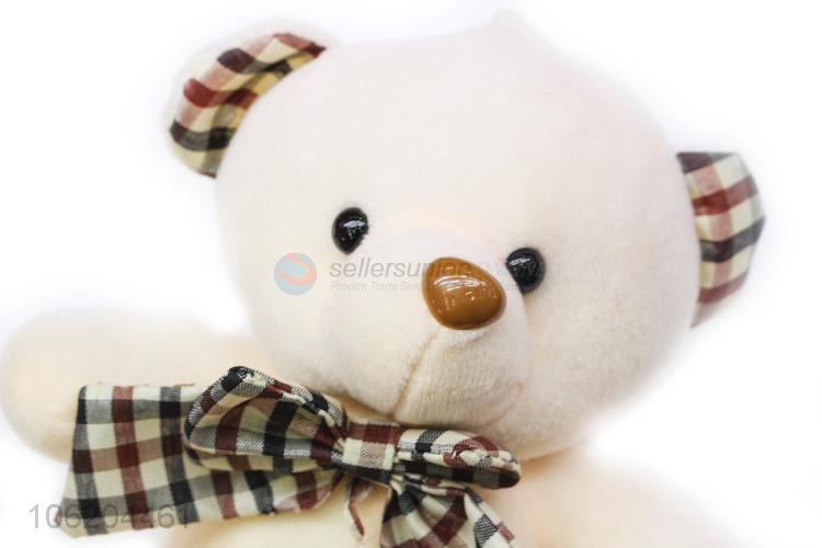 Popular cute white stuffed bear plush toys