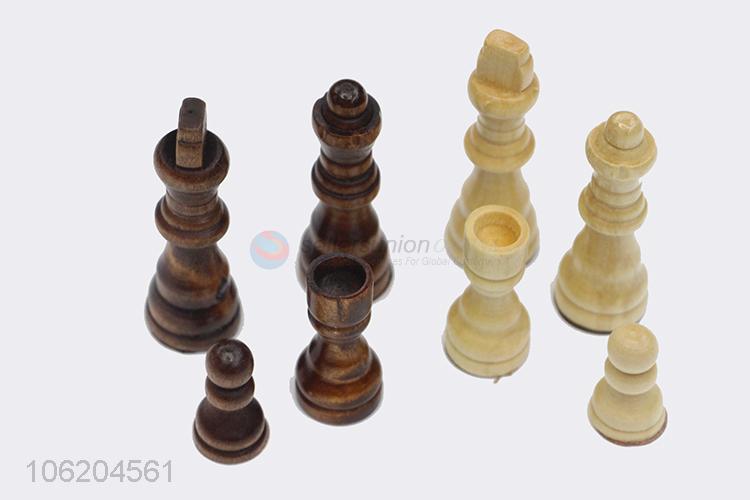 OEM factory wooden board chess game for kids