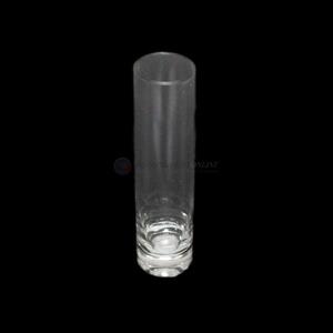 Wholesale home decor crystal clear tall cylinder glass vase