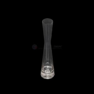 Hot sale household clear glass vase for flowers