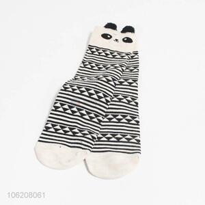 Creative cartoon design geometric pattern women socks