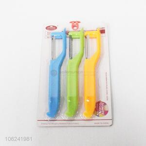 Excellent quality cheap 3pcs vegetable and fruit peelers