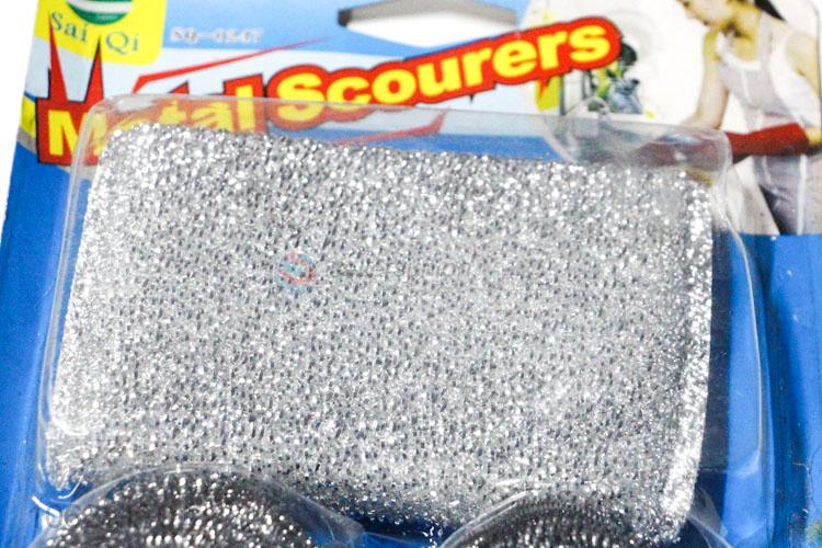 High Quality Kitchen Cleaning Steel Wire Scourer Ball And Sponge