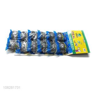 Factory Price Kitchen Ware Strong Cleaning Steel Wire Scourer Ball
