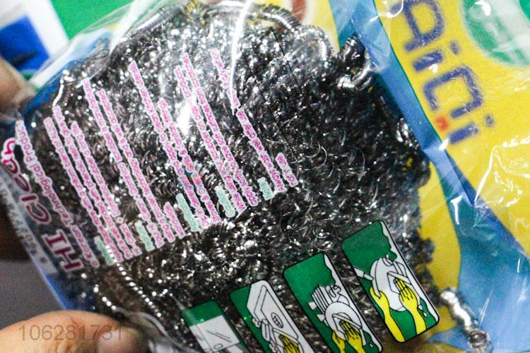 Factory Price Kitchen Ware Strong Cleaning Steel Wire Scourer Ball