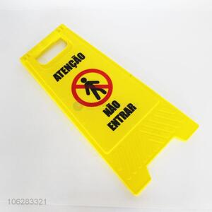 High quality plastic traffic warning sign board