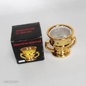 New arrival trophy shape ceramic incense burner
