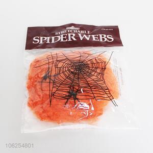 High quality Halloween decor stretchable spider webs