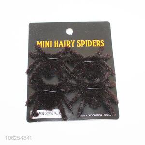 Wholesale Halloween horrible mini hairy spiders