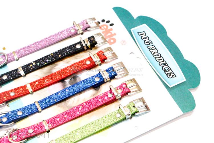 Delicate Design PU Leather Pet Collars