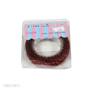Wholesale deep red adhesive tape for gift packing