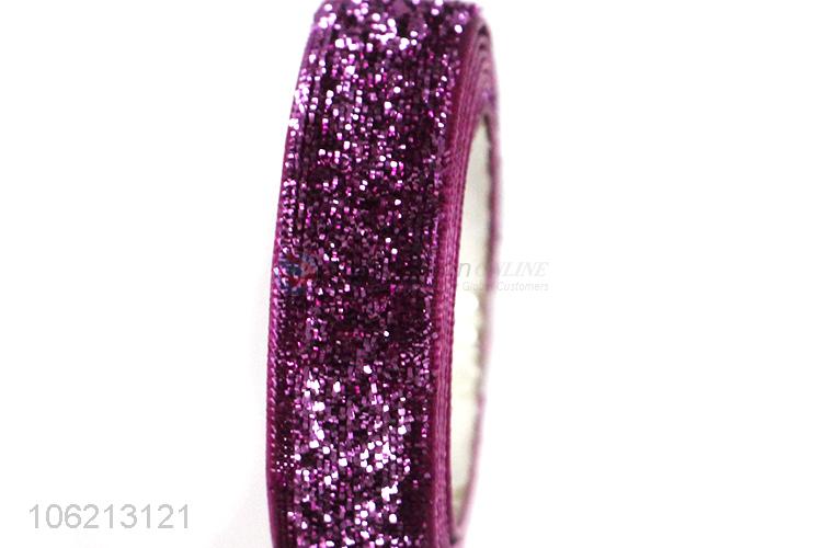 Promotional purple glitter adhesive tapes for decor