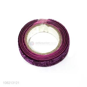 Promotional purple glitter adhesive tapes for decor