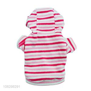 Best Quality Cotton Stripe Hoodie For Pet