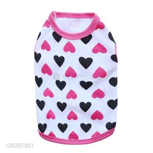 Fashion Heart Pattern Cotton Pet Clothes