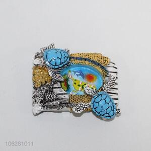 Wholesale handmade turtle design resin fridge magnet