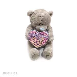 Cute Design Bear Plush Toy with Gift Box for Kids