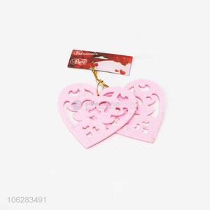 Good sale Valentine nonwovens heart  pendant