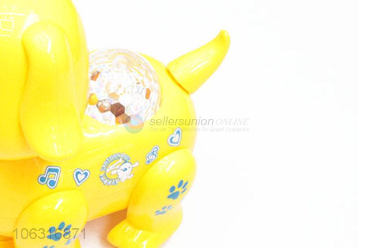 Best selling cartoon electric toy dog with light and music