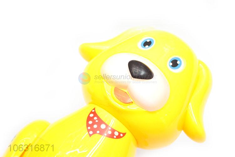 Best selling cartoon electric toy dog with light and music