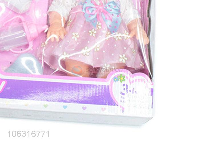 Wholesale cheap lovely baby girl doll set toys