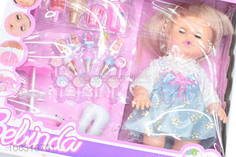 OEM factory cute baby girl doll set toys