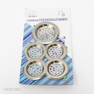 Top Quality 5 Pieces Stainless Steel Sink Strainer
