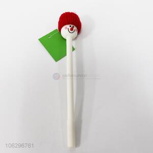 Hot sale Christmas snowman design gel ink pen