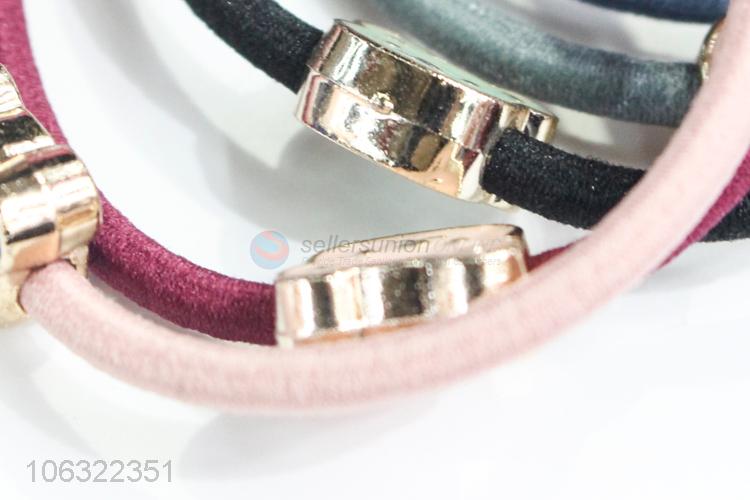 Factory Price Eco-Friendly Simple Style Hair Ring For Girls