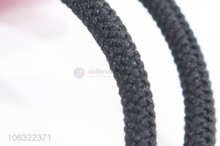Cheap Pure Color Nylon Hair Bands Elastic Air Ring Hair Rope
