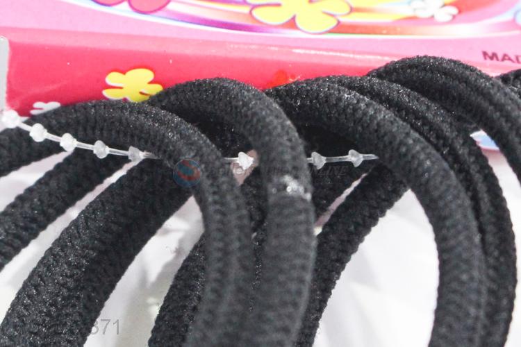 Cheap Pure Color Nylon Hair Bands Elastic Air Ring Hair Rope